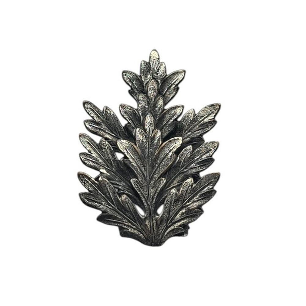 Oak Leaf Fur / Dress Clip Vintage Silver-Tone – Art Deco Era